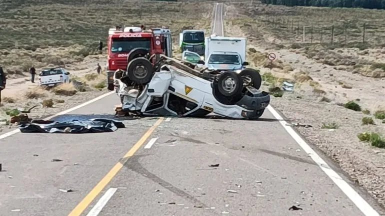 Choque múltiple en la ruta 50 deja dos heridos leves