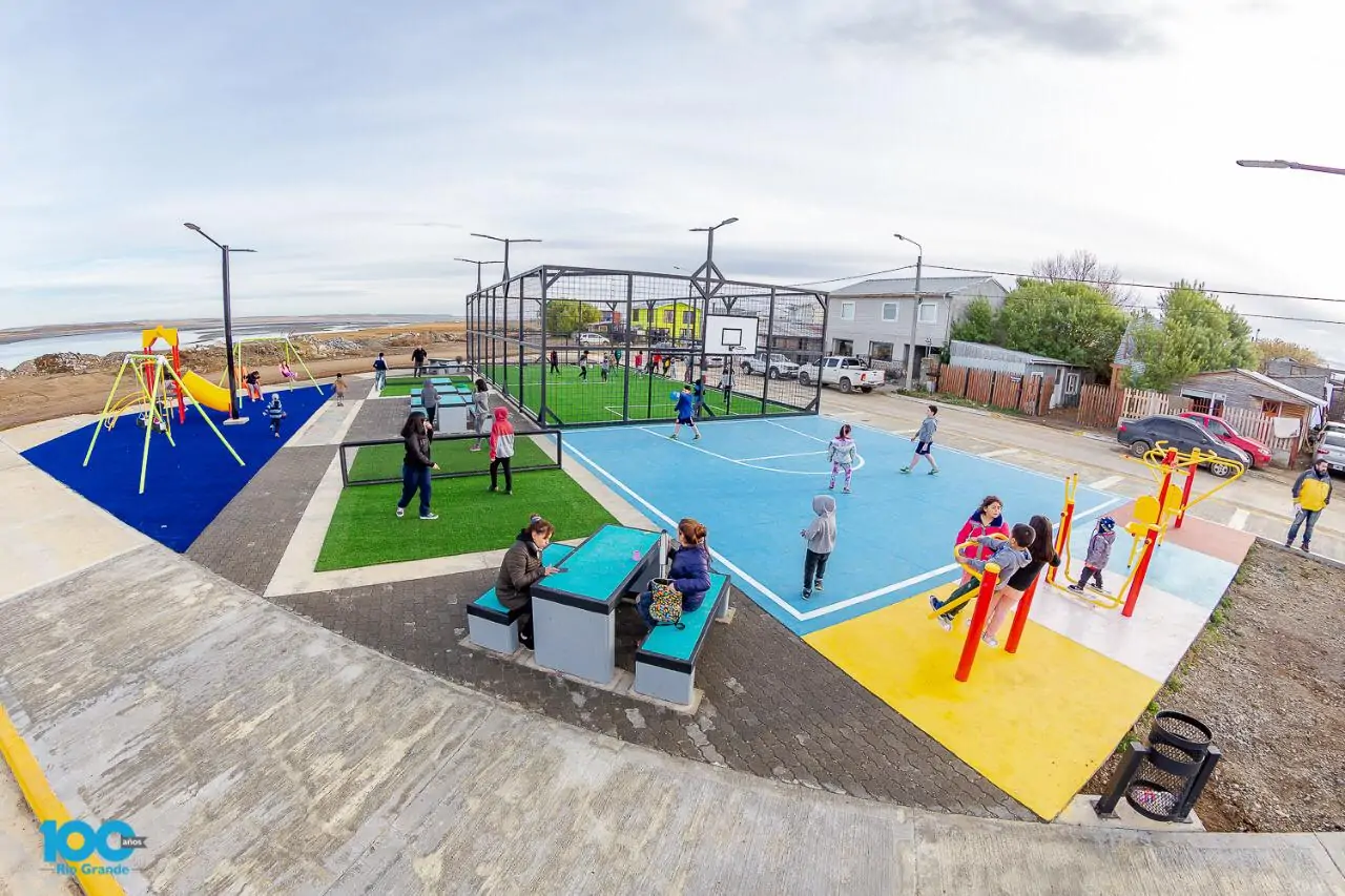 Inauguraron el nuevo playón deportivo en barrio San Martín